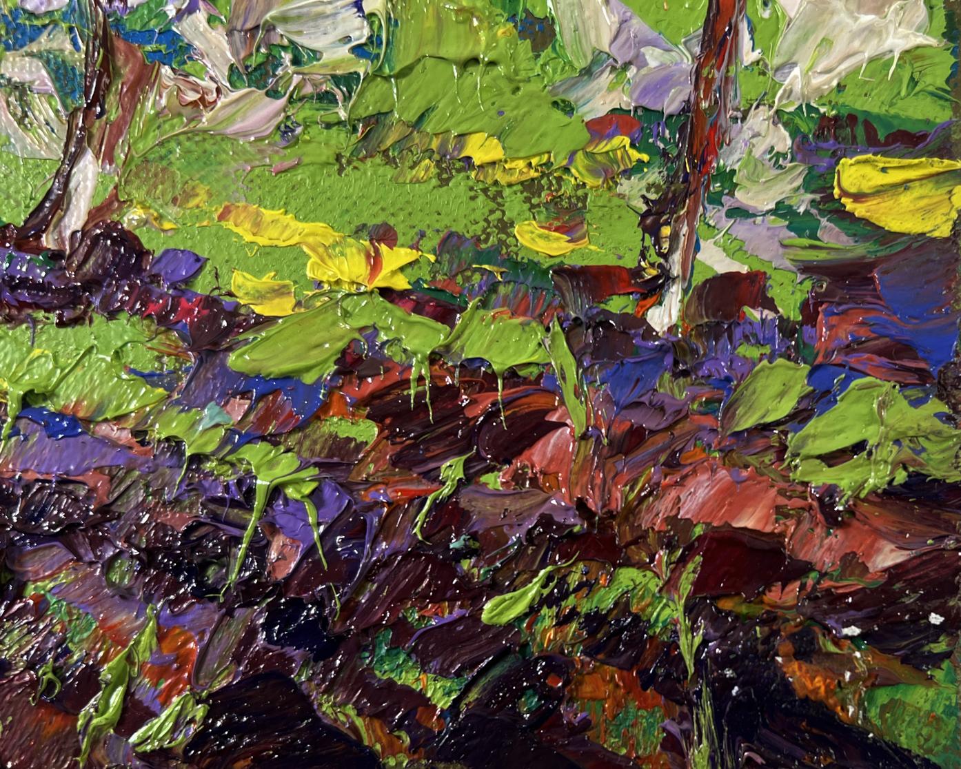 Vibrant impressionist oil painting Spring awakens in light by Oleksiy Ivanyuk