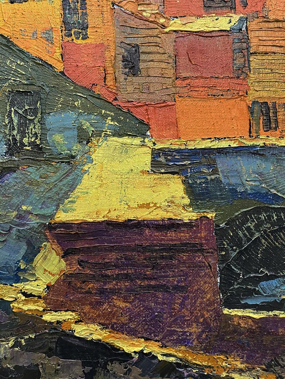Vibrant oil painting Outspread by Serhiy Kovalev with bold impasto colors