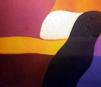 Oil painting Plasticity of lines by Alexander Strashevich in vibrant hues