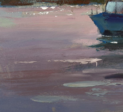 Oil painting Boat under the windows of the sea by Yuriy Suprunchuk