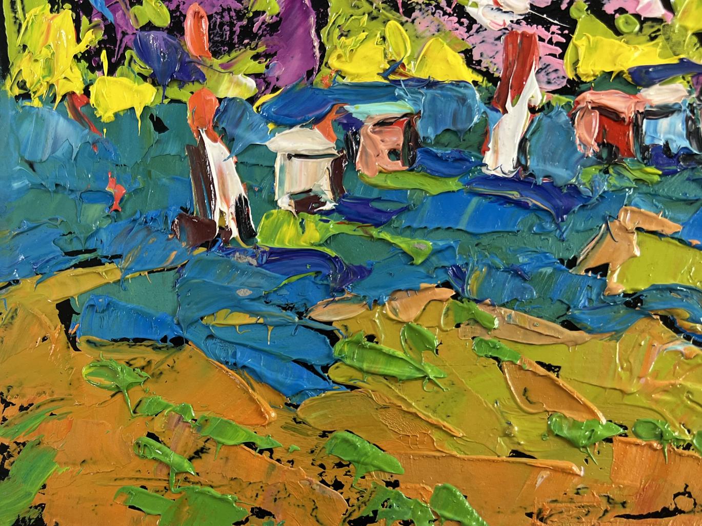 Vibrant impressionist oil painting Spring is on the doorstep by Oleksiy Ivanyuk