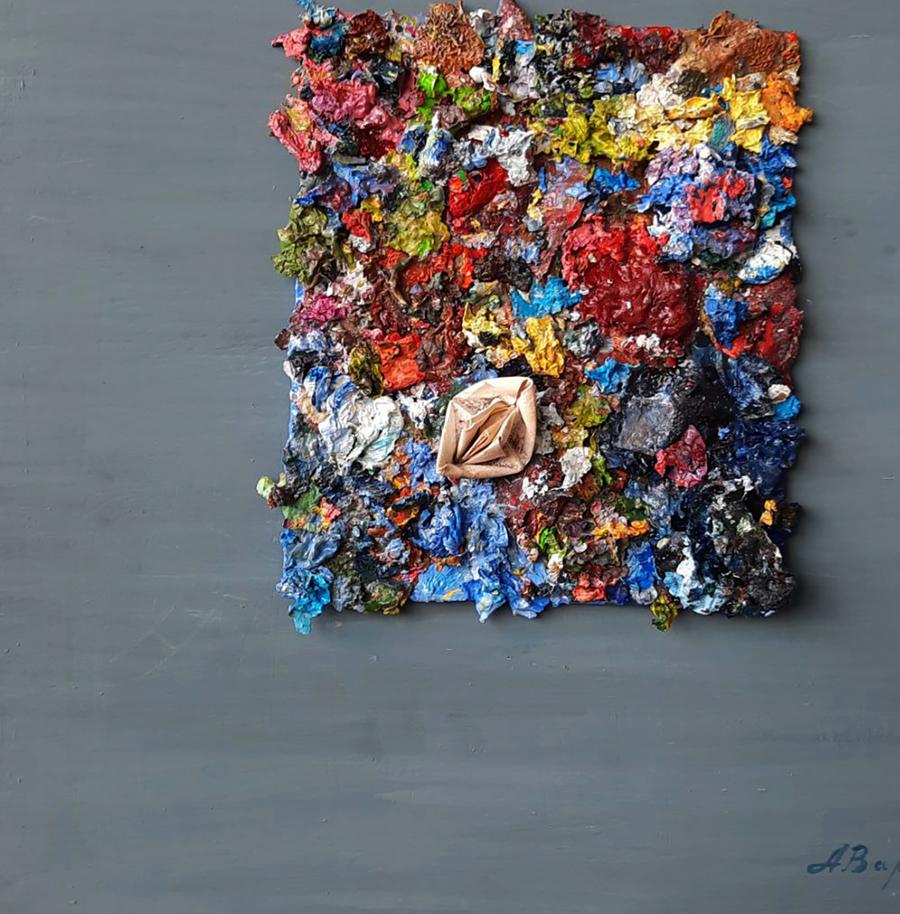 Oil painting Imprint of Time Anatoly Varvarov