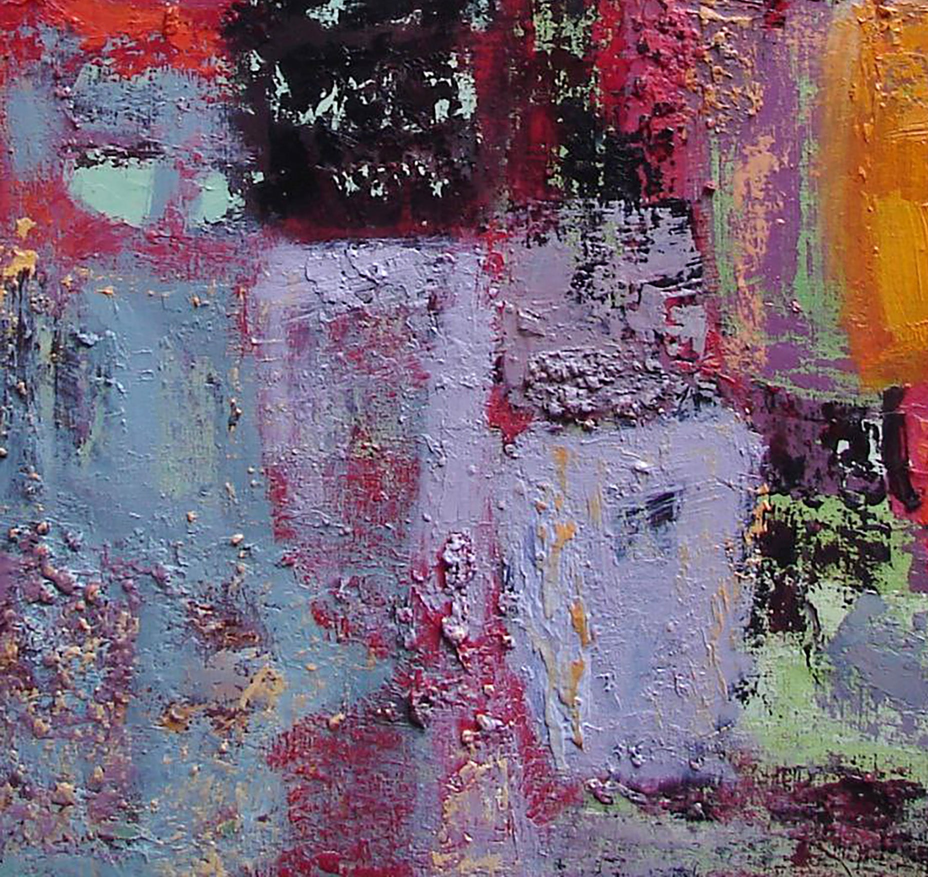 Oil painting Some sun by Tatyana Shulyak abstract expressionist vibrant colors