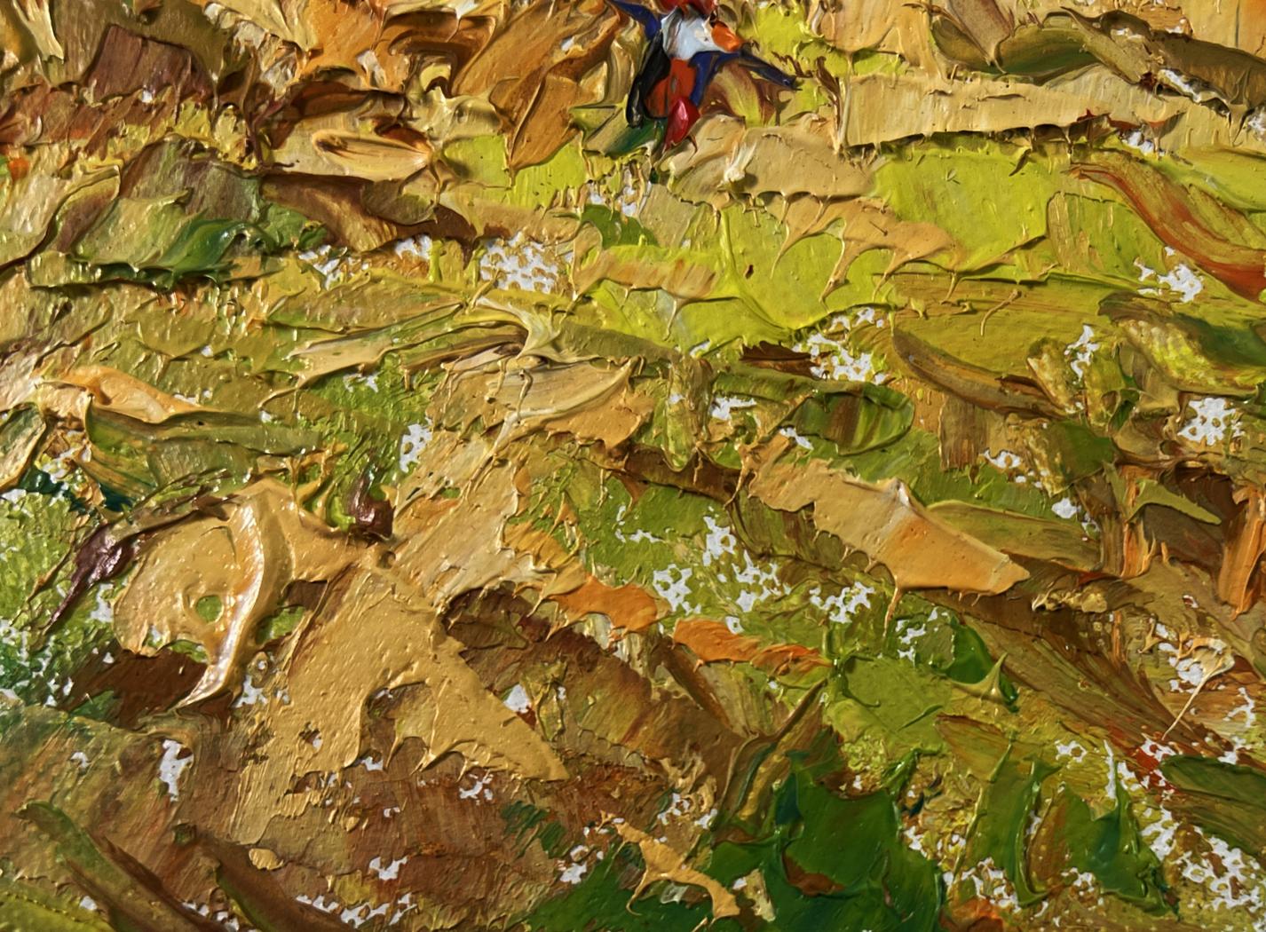 Oil painting Light and Peace among the meadows by Oleksiy Ivanyuk