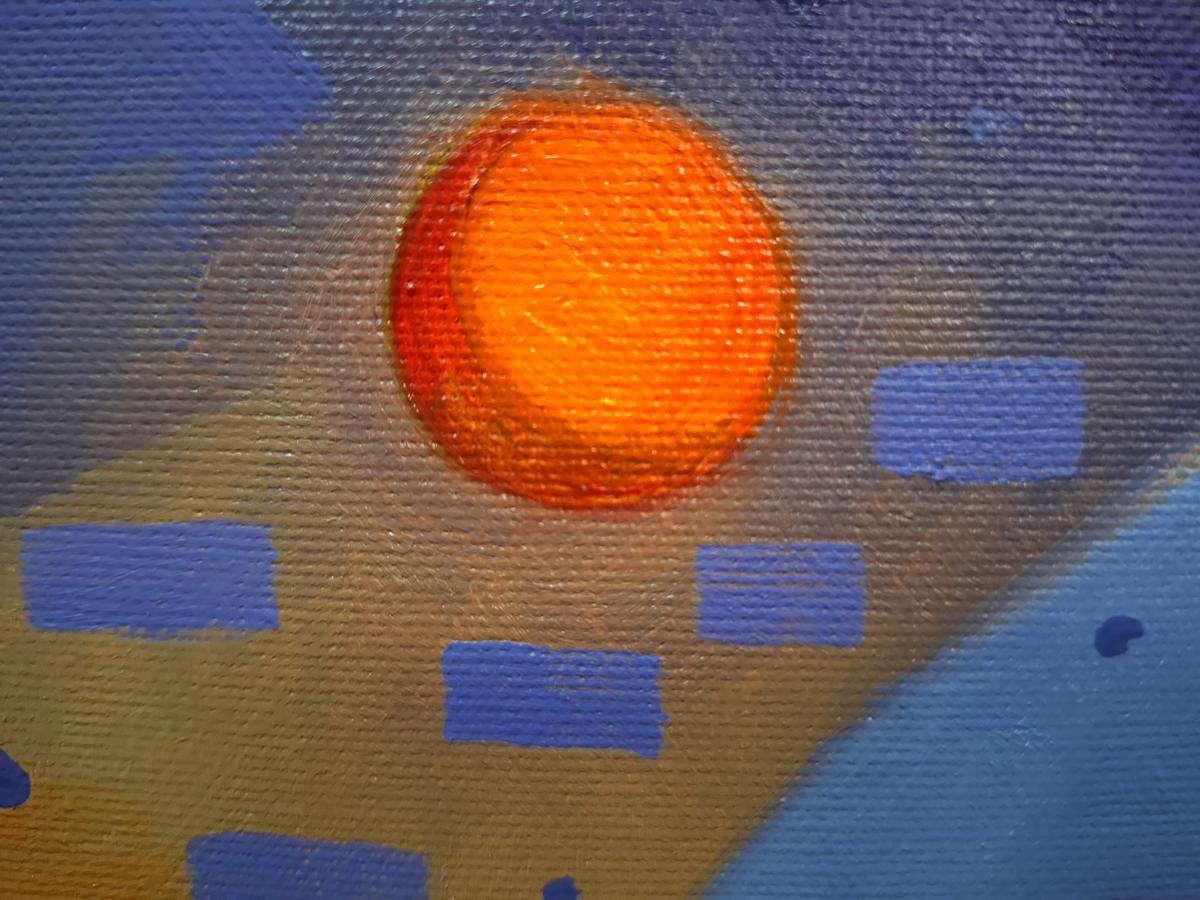 Oil painting Sunset in the Suburbs Sergey Voichenko