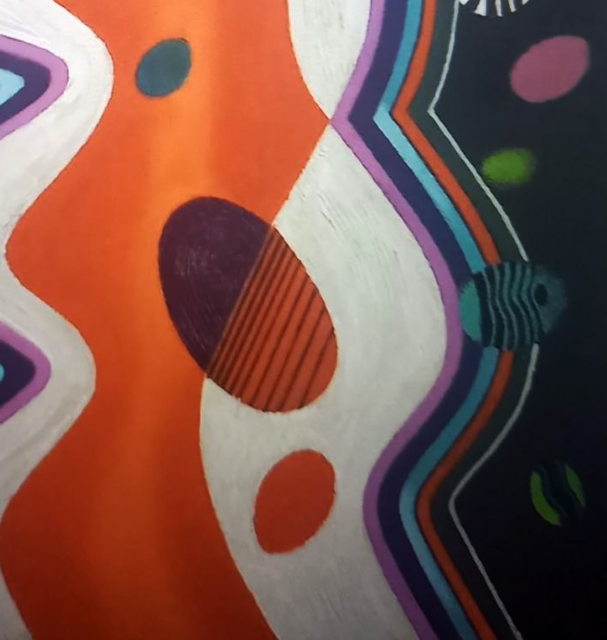 Oil painting Red uniform by Alexander Strashevich with orange swirls
