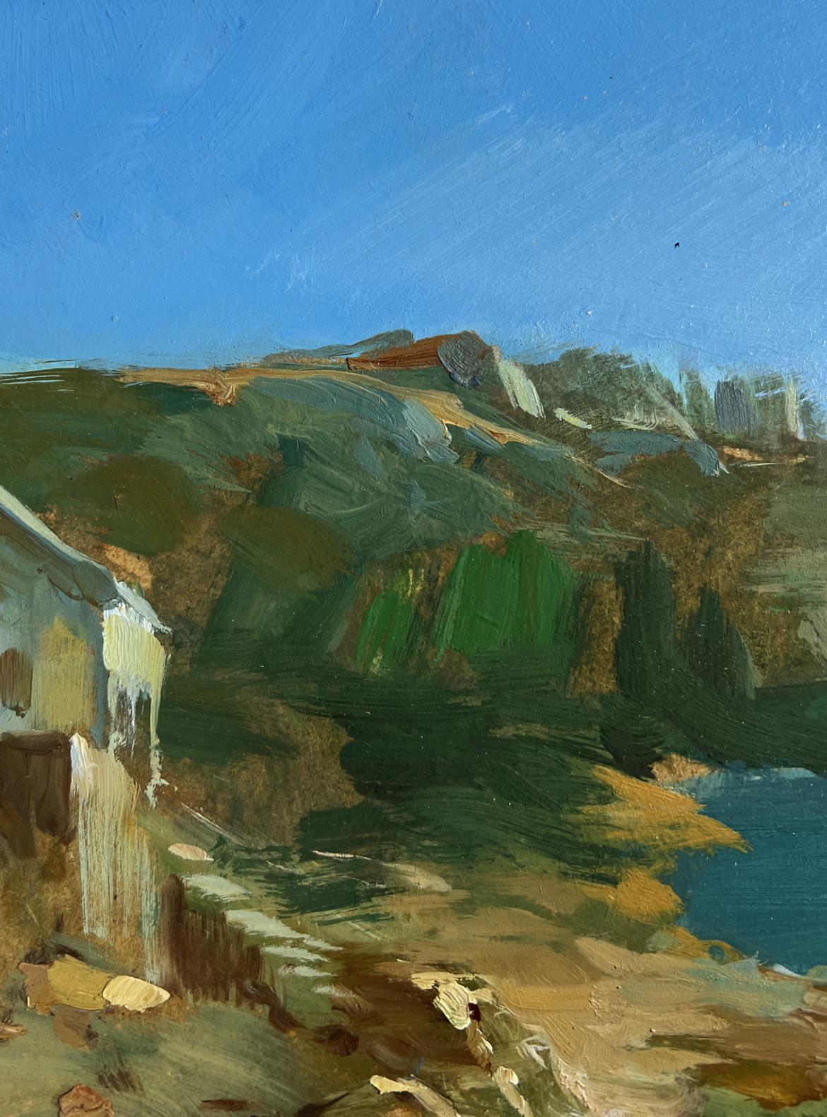 Oil painting Across the Sea Expanses by Yuriy Suprunchuk coastal landscape