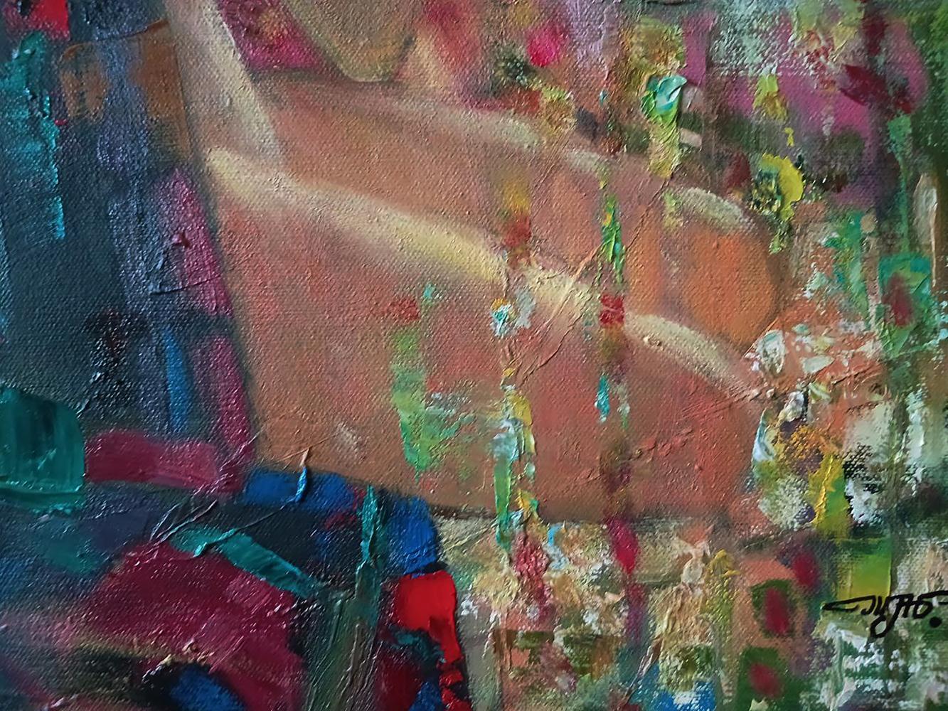 Abstract oil painting Morning Woman by Anatoly Tarabanov