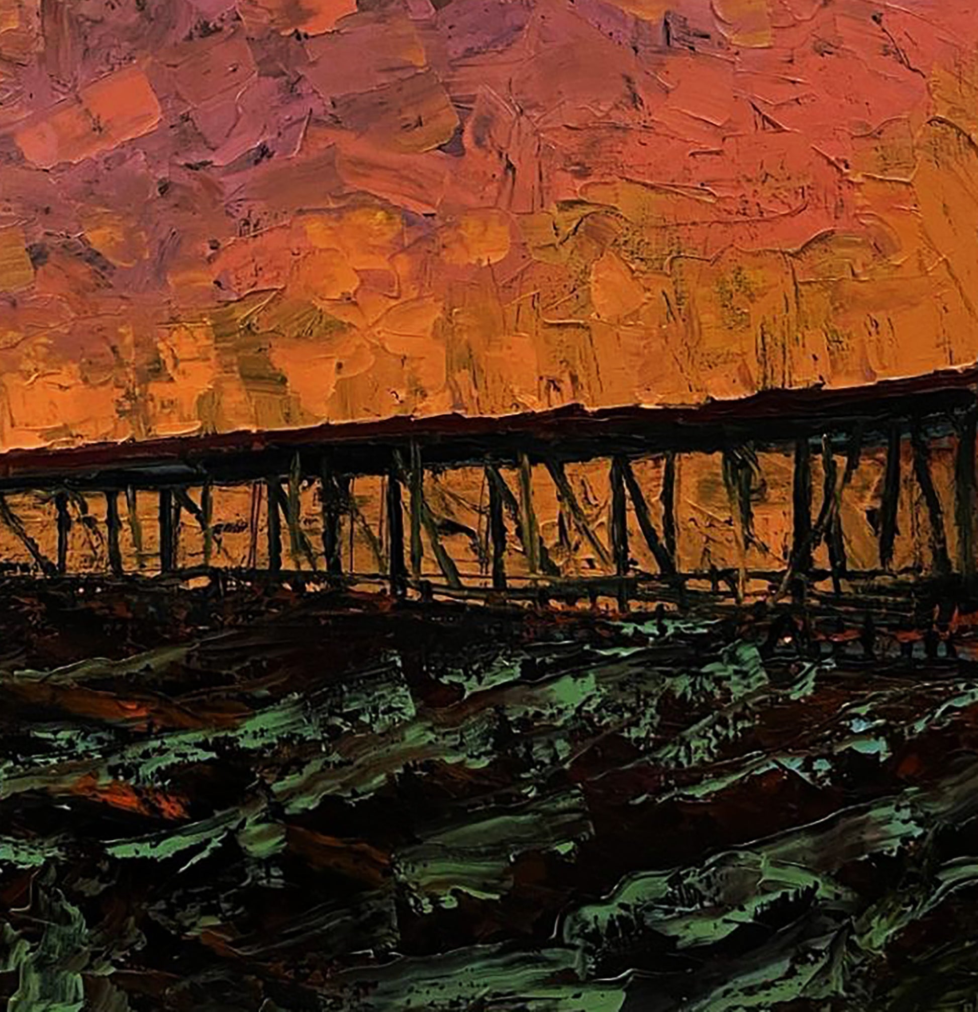 Oil painting Landscape expressionism Serhiy Kovalev Buy 