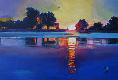 Oil painting Dialogue with silence Anatoly Varvarov