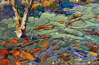 Oil painting Amazing Evening by Oleksiy Ivanyuk with vibrant impasto strokes
