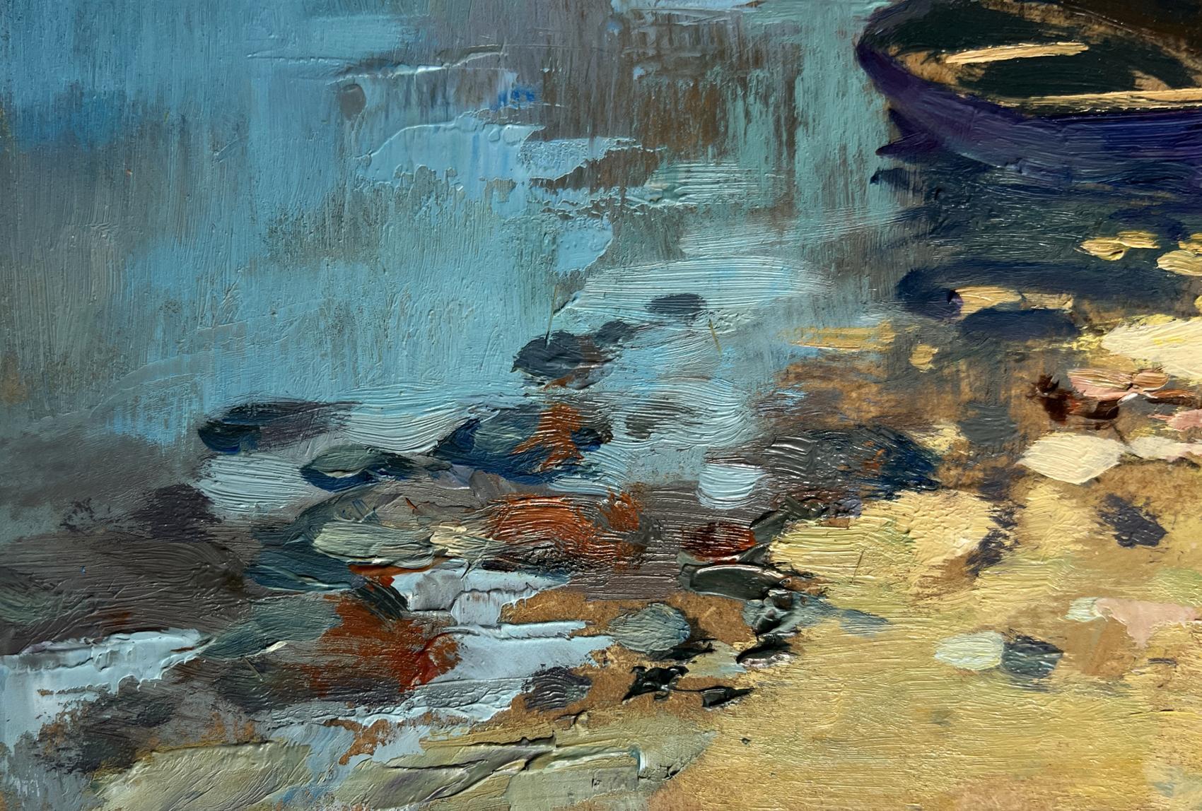Oil painting Dream of the sea and mountains by Yuriy Suprunchuk