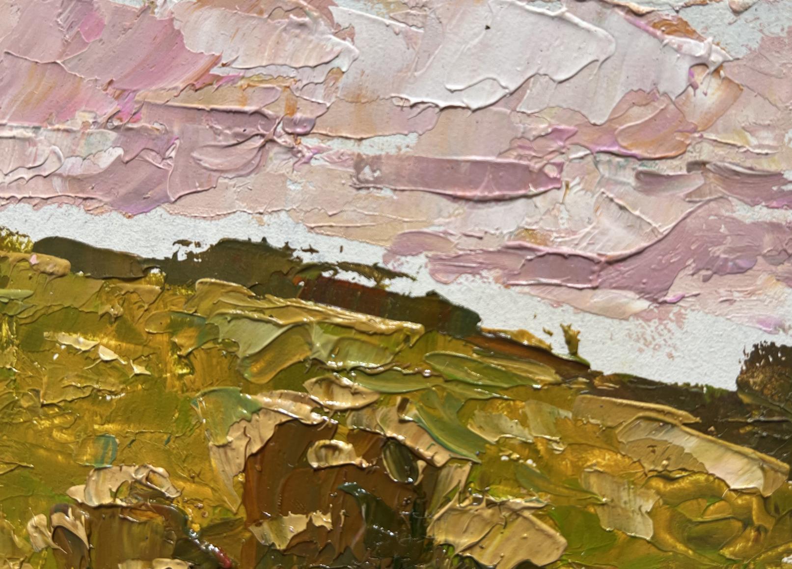 Oil painting A walk along the outskirts of the village by Oleksiy Ivanyuk