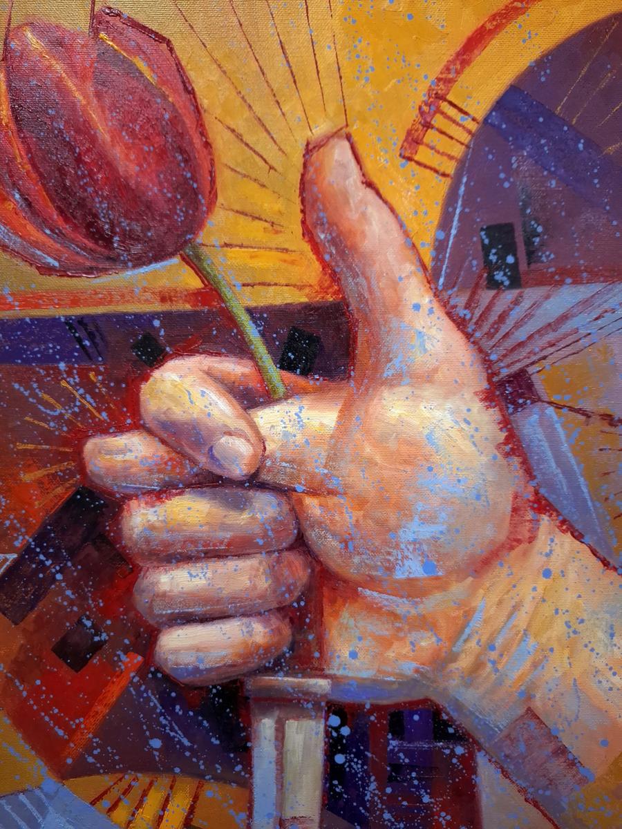 Oil painting Hand variability Sergey Voichenko