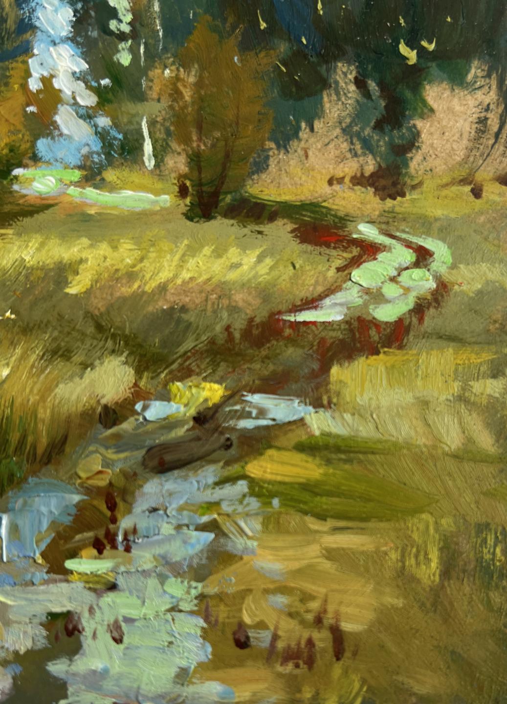 Oil painting Breath of the autumn forest by Yuriy Suprunchuk