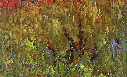 Textured impressionistic oil painting Step to the Horizon by Oleksiy Ivanyuk