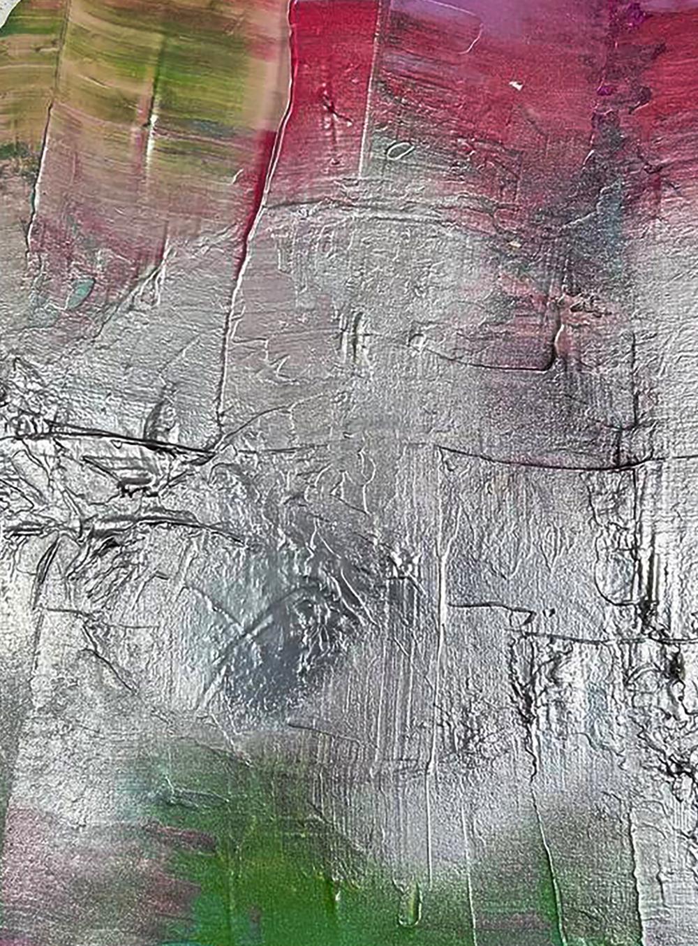 Abstract Mirror of the Soul acrylic painting by Olga Melezhik
