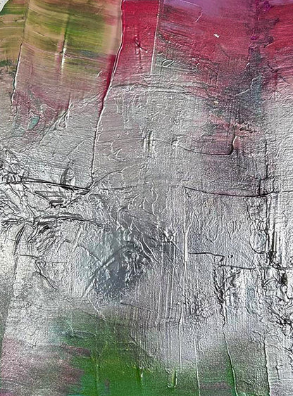 Abstract Mirror of the Soul acrylic painting by Olga Melezhik