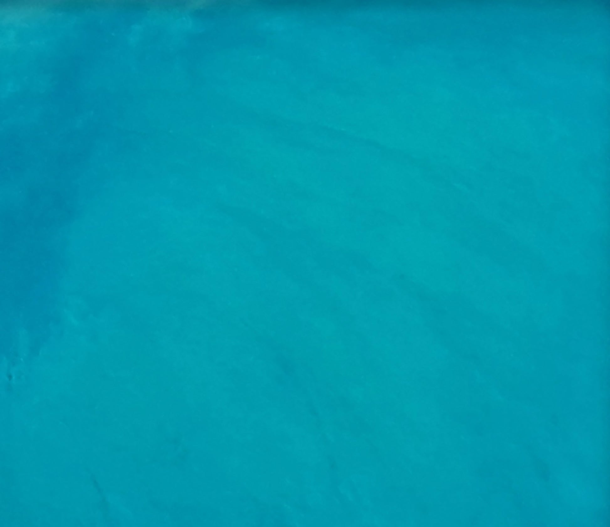 Solid teal fabric with soft texture in Vasily Korkishko sea oil painting