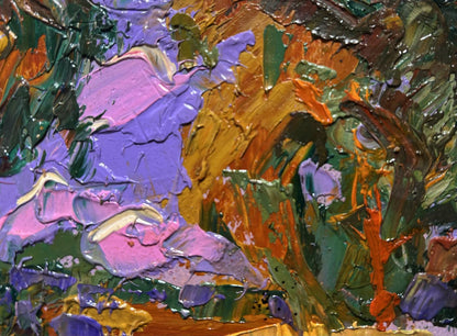 Vibrant oil painting Solitude in Nature by Oleksiy Ivanyuk