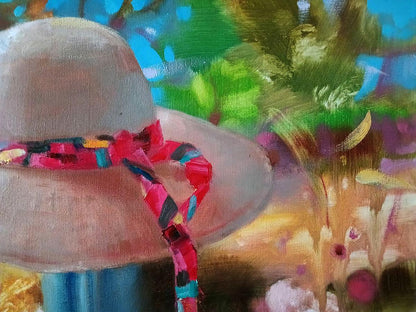 Abstract oil painting Autumn still life Anatoly Tarabanov