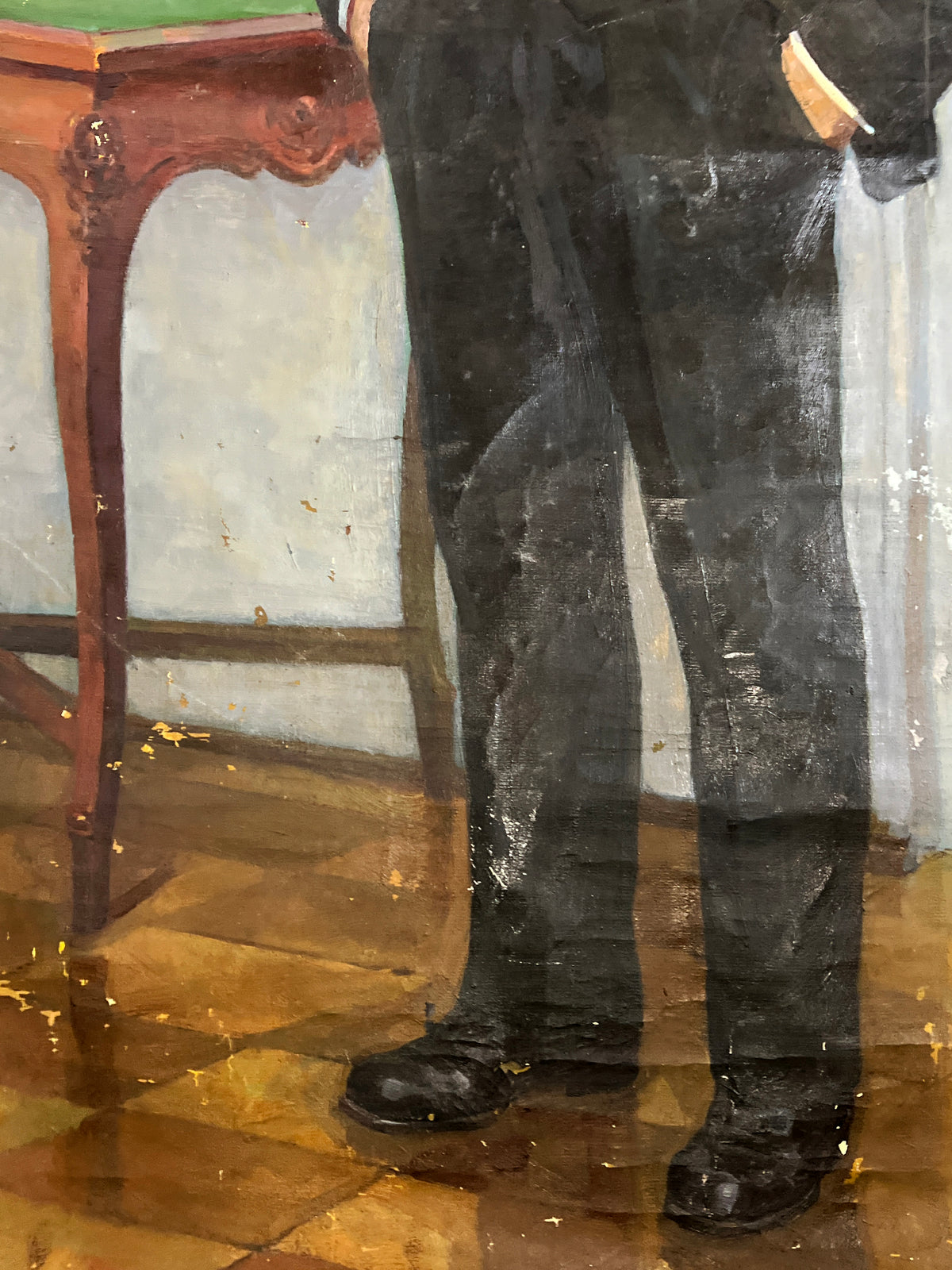 Oil painting Lenin in a Business Suit Petr Bilan