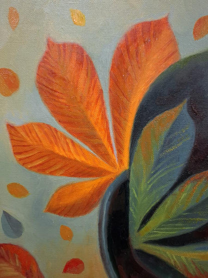 Oil painting Invisible Among the Foliage Sergey Voichenko