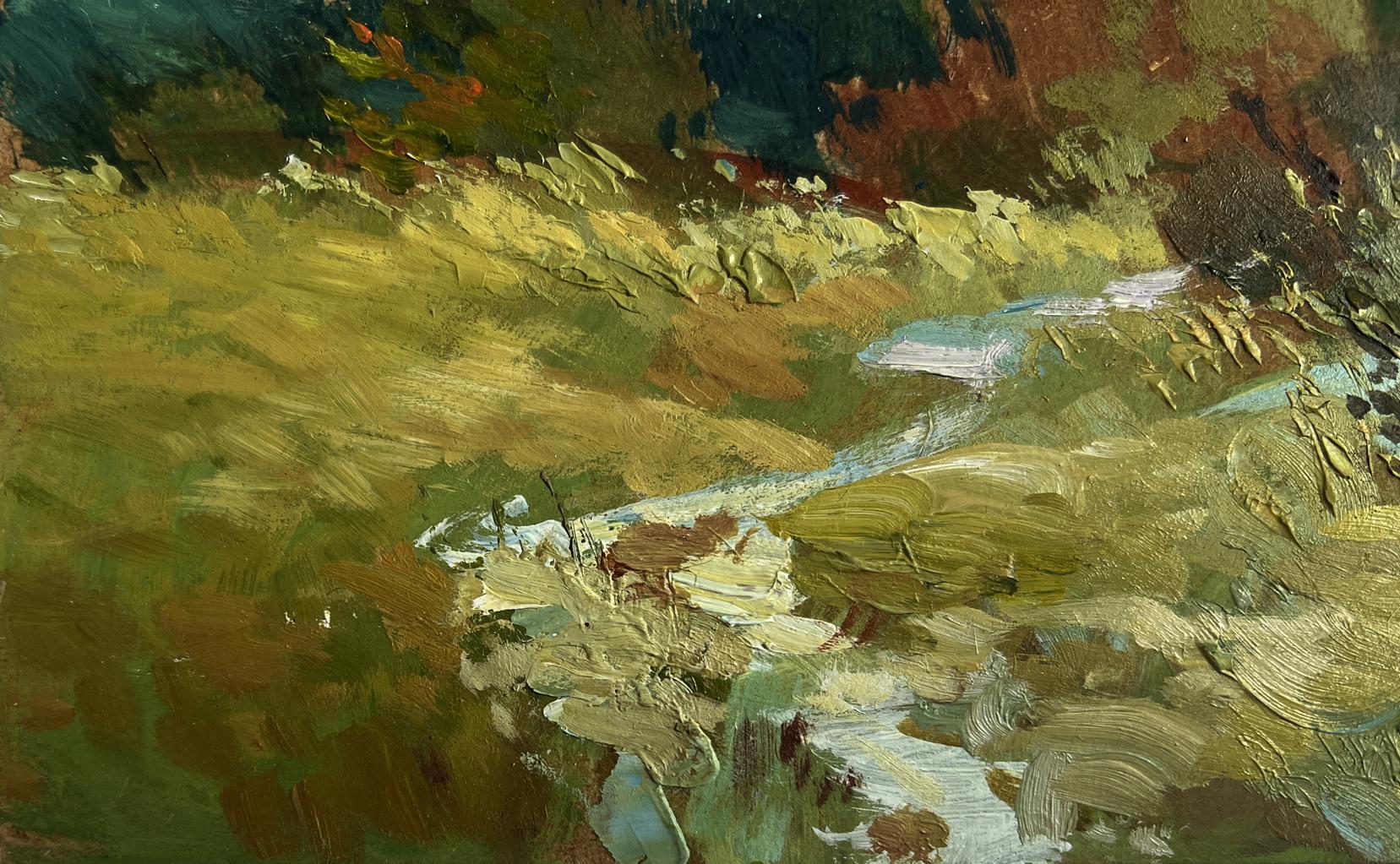 Oil painting The path to the forest depths by Yuriy Suprunchuk