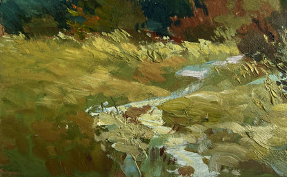 Oil painting The path to the forest depths by Yuriy Suprunchuk
