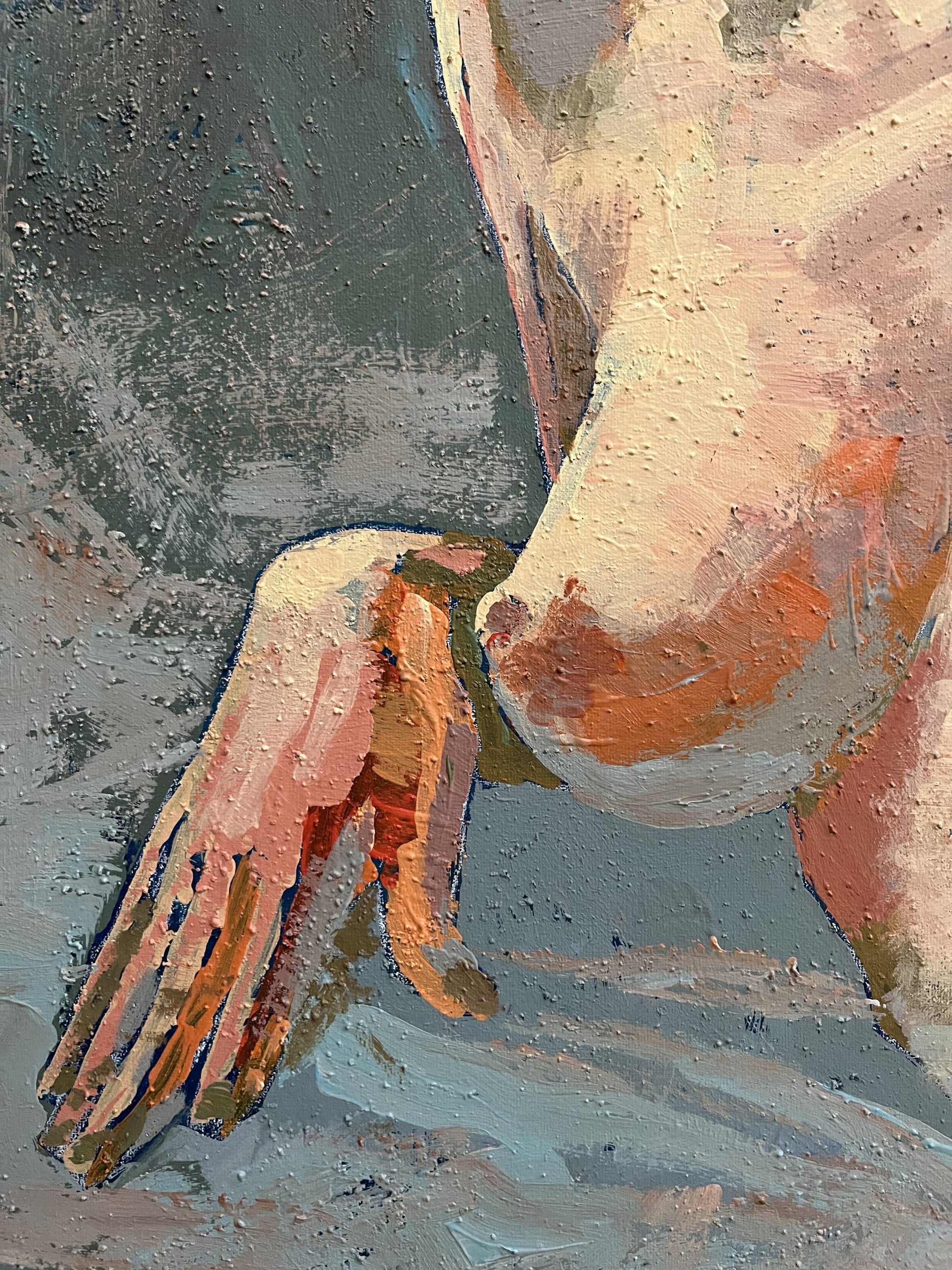 Acrylic painting expressionism Serhiy Kovalev