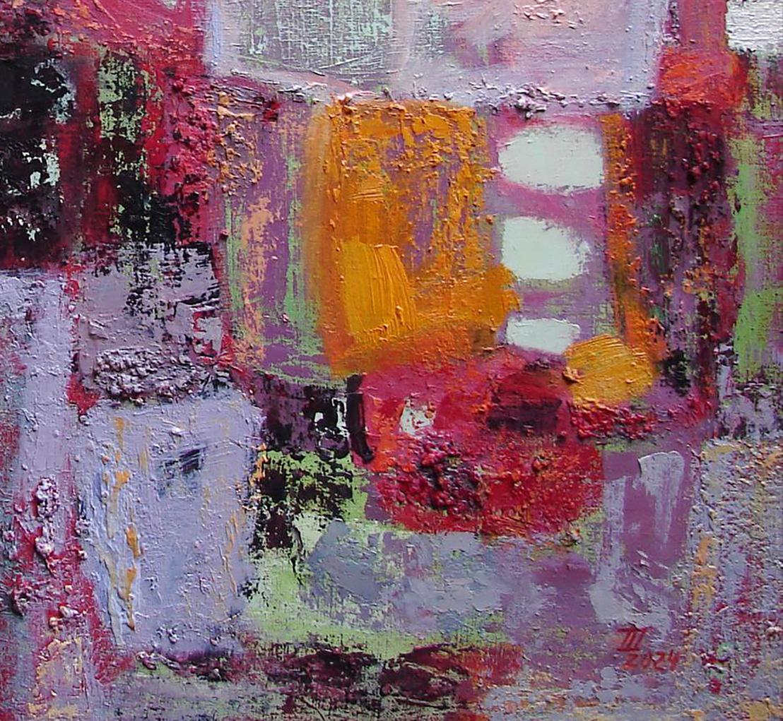 Vibrant Oil Painting Some Sun by Tatyana Shulyak with bold impasto textures
