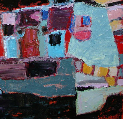 Vibrant Build yourself a house oil painting by Tatyana Shulyak