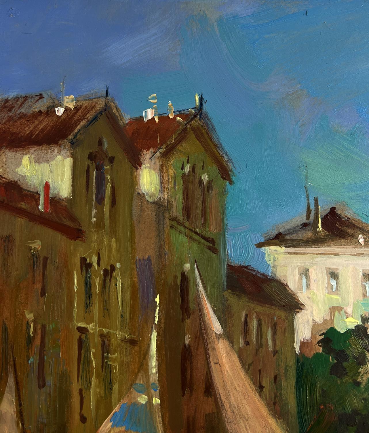 Vibrant impressionist oil painting Dream of Venice by Yuriy Suprunchuk
