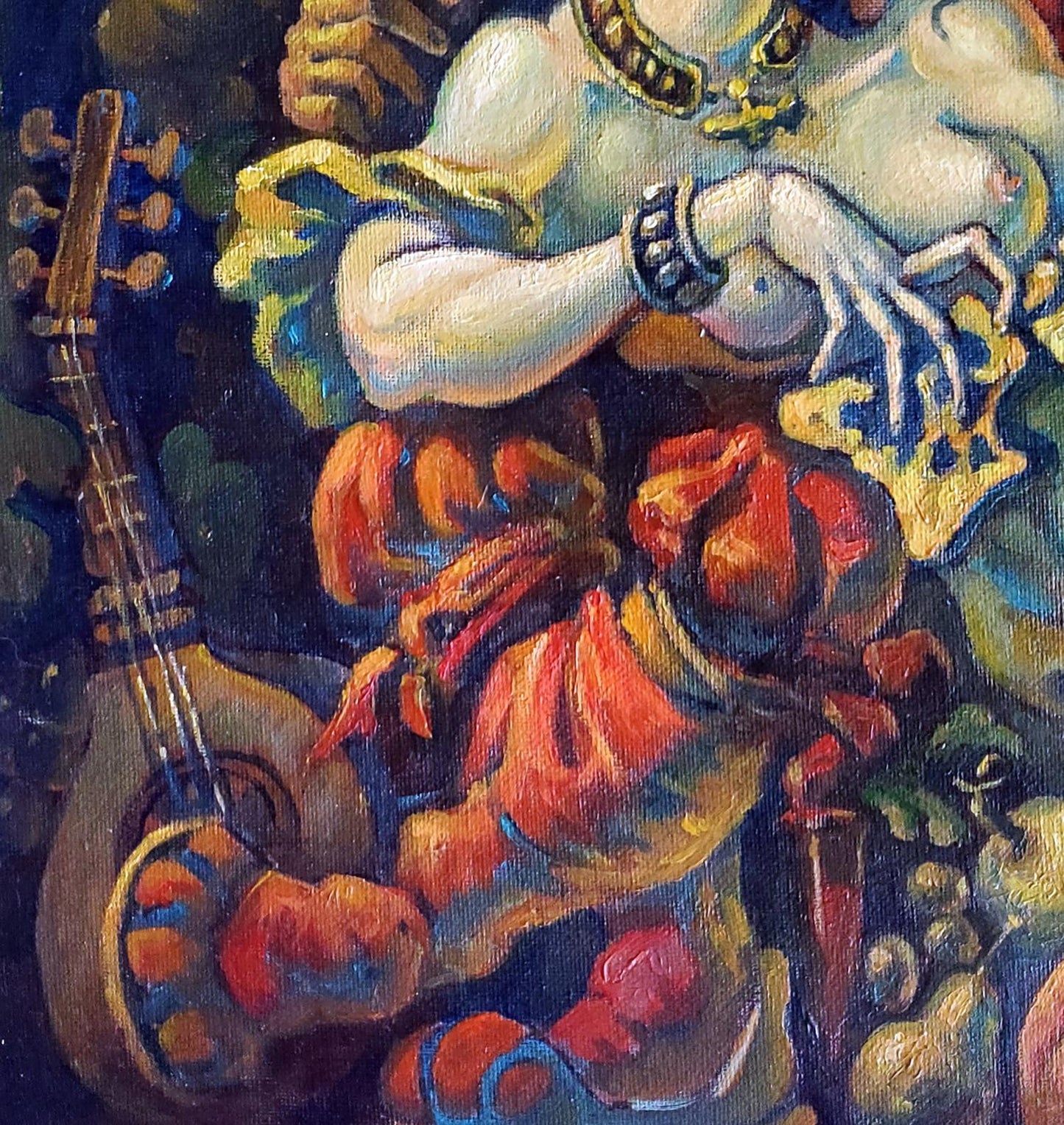 Oil painting of mythological figure by Florence Daniil Litvinov