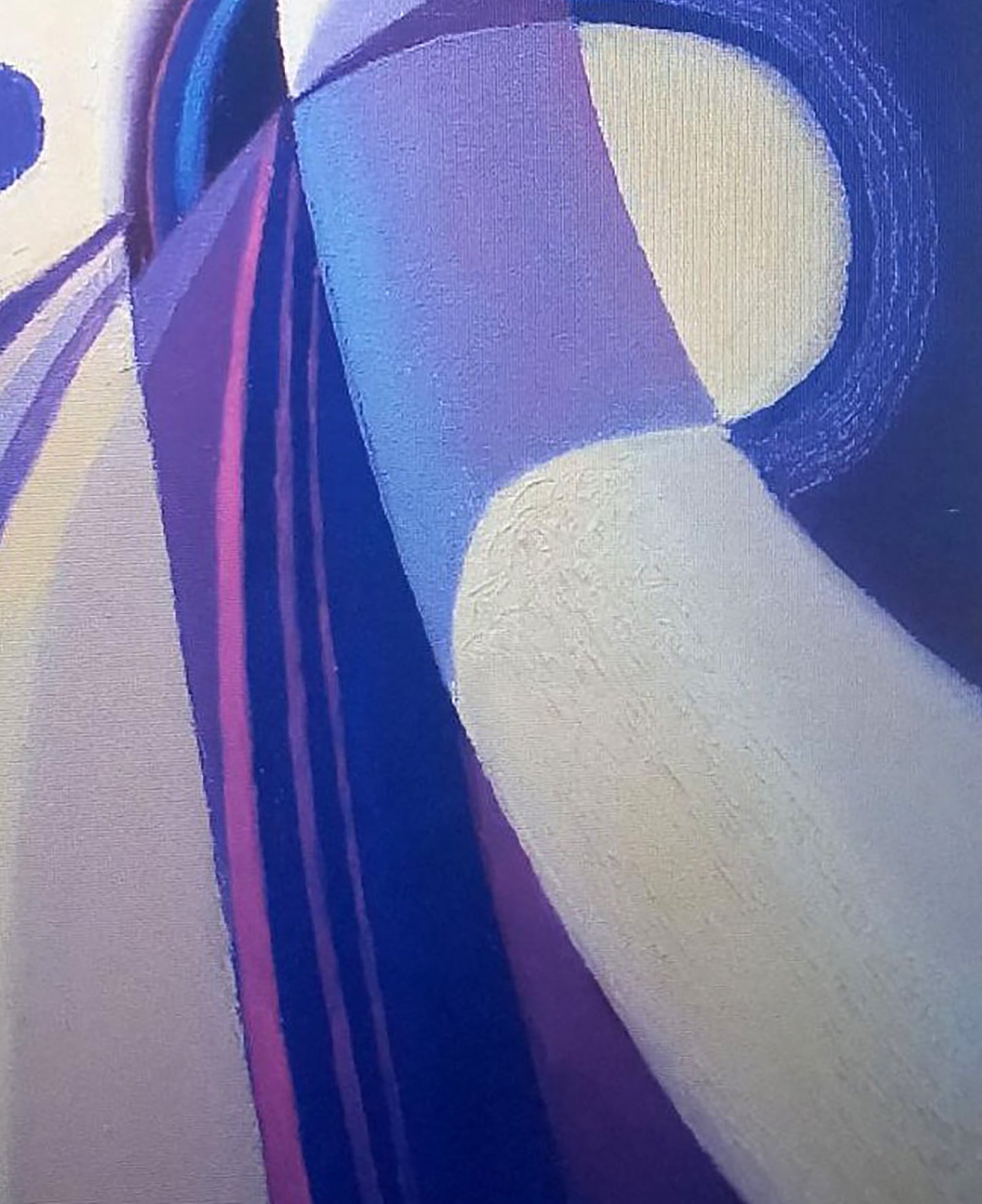 Oil painting Resonance by Alexander Strashevich, bold geometric shapes