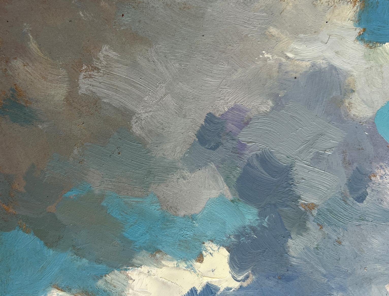 Abstract oil painting Walking through a summer field by Yuriy Suprunchuk