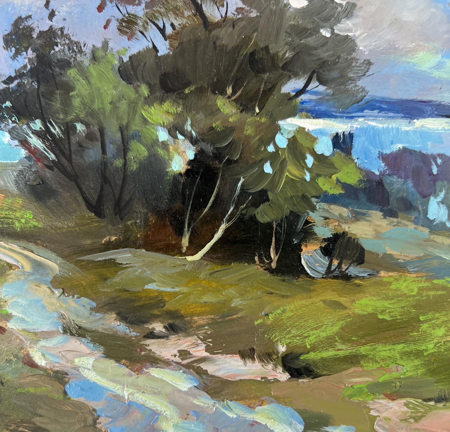 Vibrant impressionistic oil painting The quiet harmony of nature by Yuriy Suprunchuk