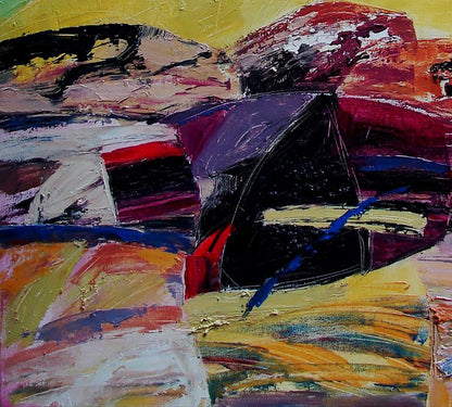 Vibrant Taste of Caramel oil painting by Tatyana Shulyak