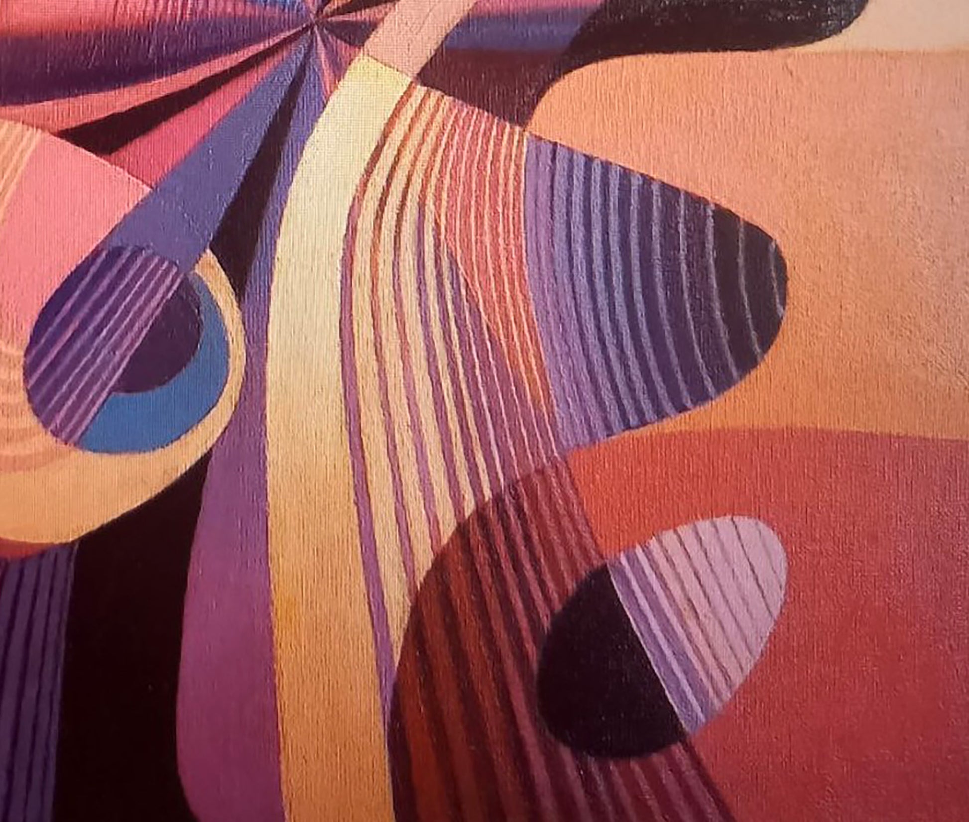 Vibrant abstract oil painting sculpture by Alexander Strashevich