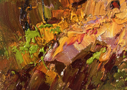 Oil painting Sunny day when nature shines in beauty by Oleksiy Ivanyuk