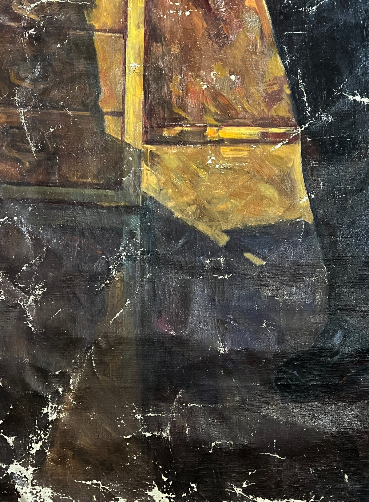 Oil painting Portrait of Lenin in his office Shingur Victor