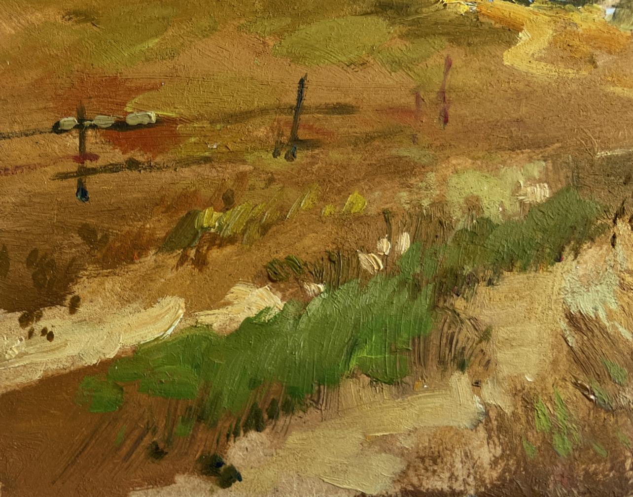 Oil painting Comfort on the edge of the field by Yuriy Suprunchuk