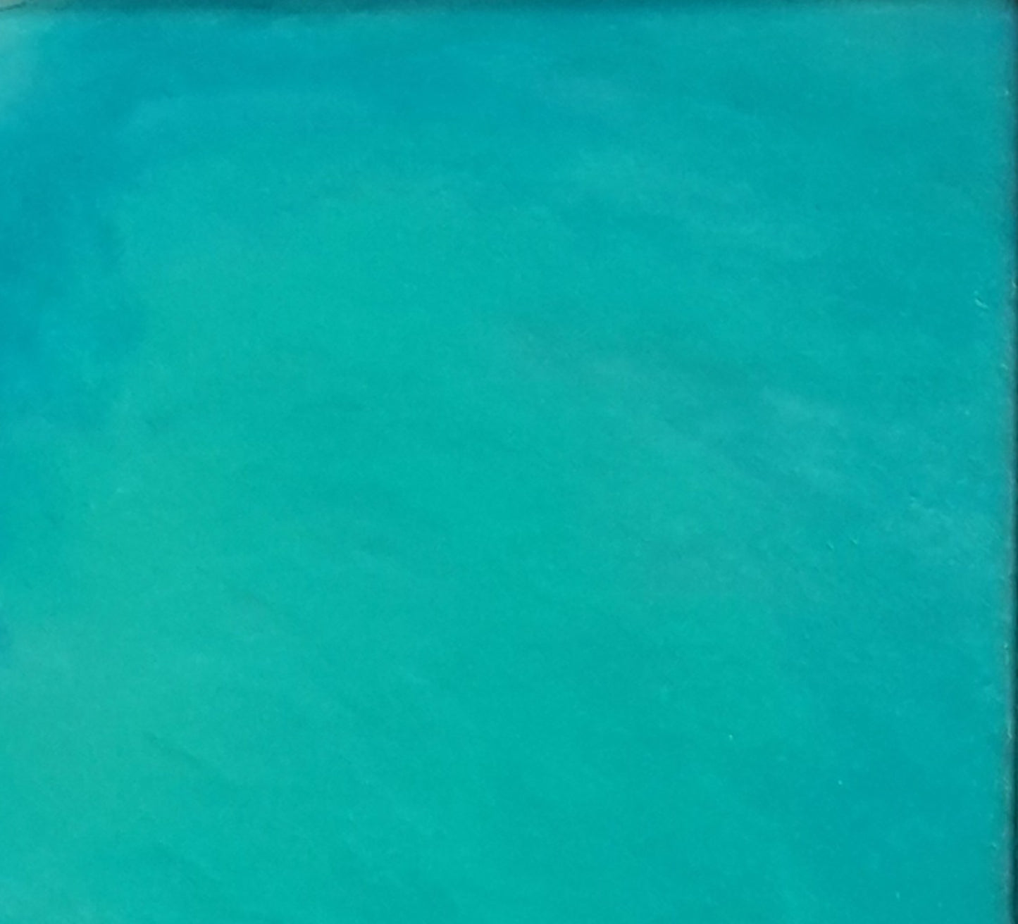Oil painting The silence of the depths of the seabed by Vasily Korkishko on teal textured surface