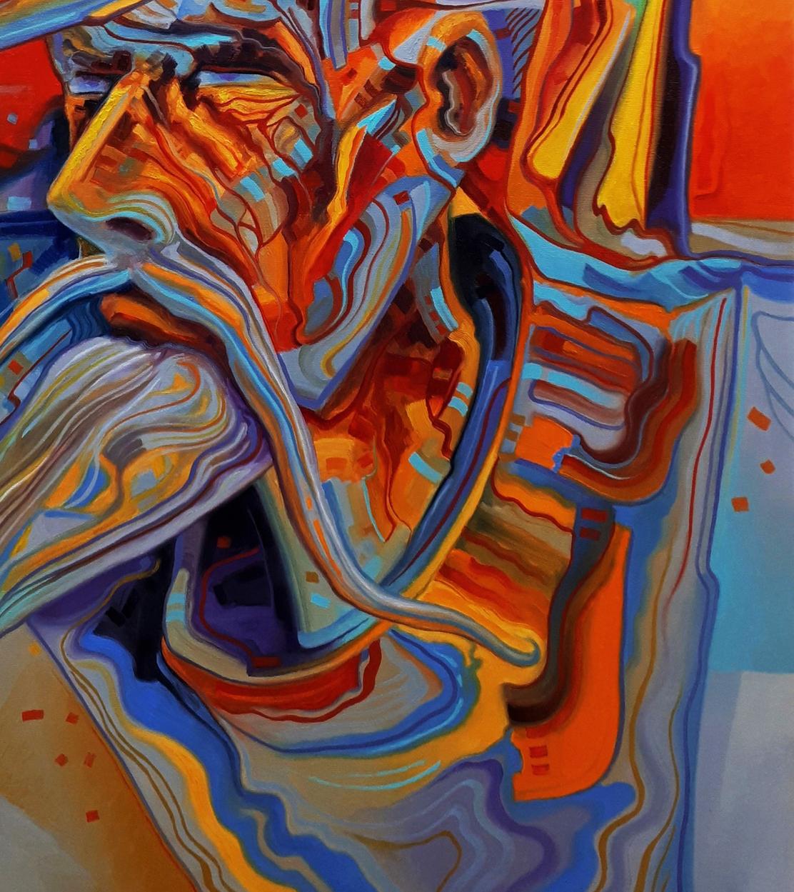 Vibrant Thoughts of Don Quixote oil painting by Sergiy Voichenko