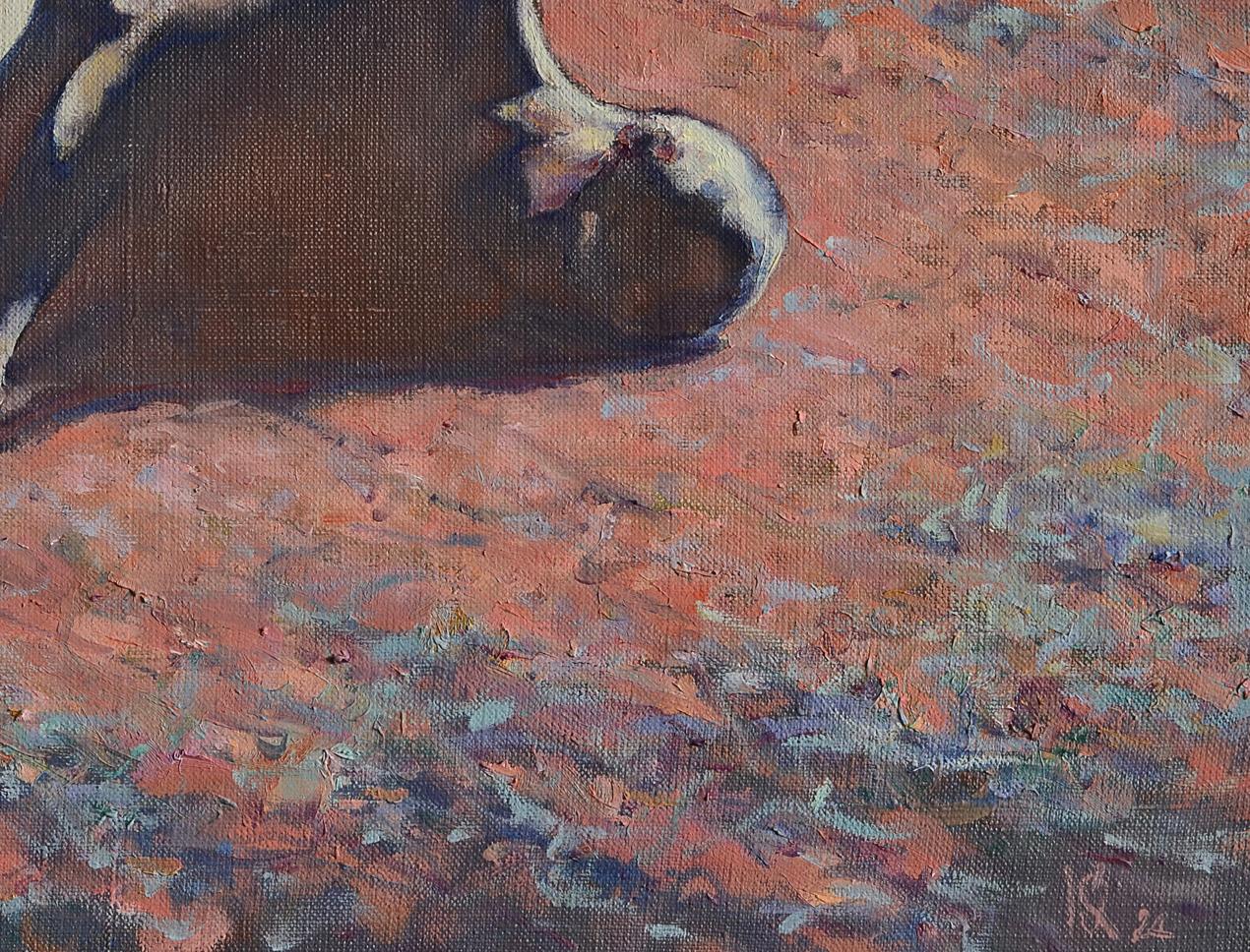 Oil painting Colour dream by Oleg Kateryniuk on textured canvas