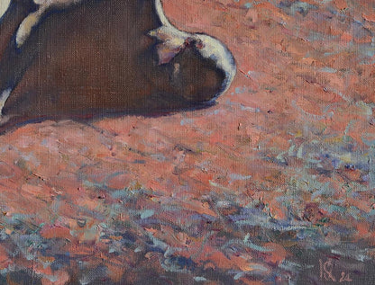 Oil painting Colour dream by Oleg Kateryniuk on textured canvas