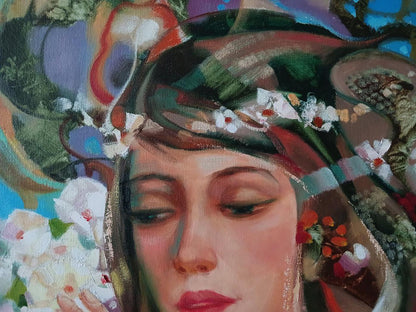 Abstract oil painting Breath of Spring by Anatoly Tarabanov