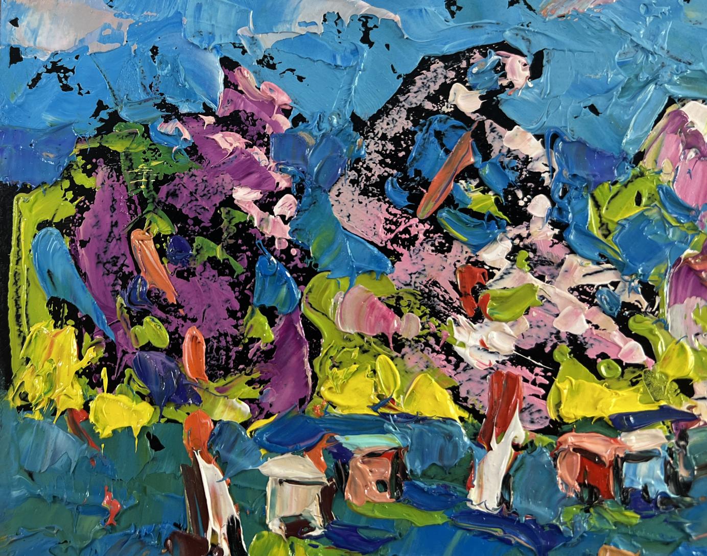 Vibrant Spring is on the doorstep oil painting by Oleksiy Ivanyuk