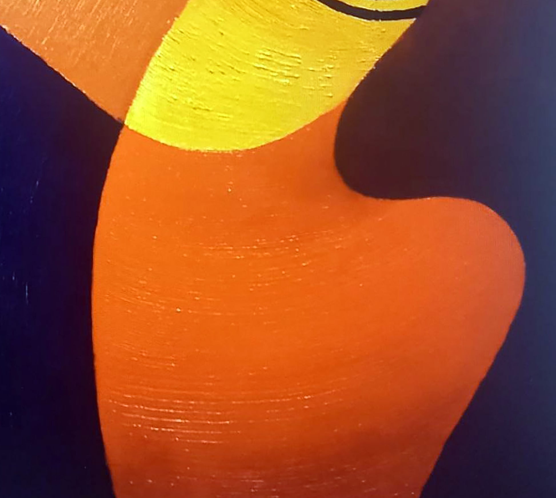 Vibrant oil painting sculpture of emotions by Alexander Strashevich