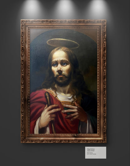 Oil painting of Jesus Christ by Alexander Arkadievich Litvinov
